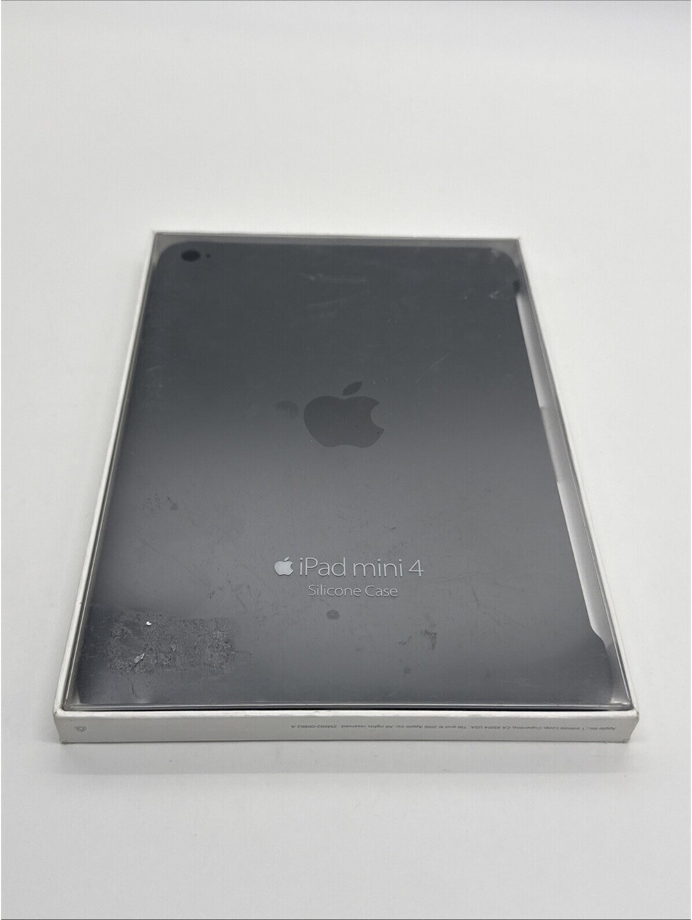 NIB • Apple iPad mini 4 Silicone Case • 7.9 Inch • MKLK2ZM/A • Charcoal Gray